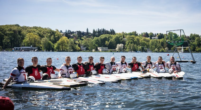 Bundesliga-Training am Baldeneysee
