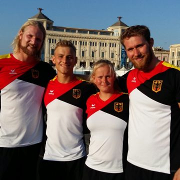 Ankunft der Nationalspieler in Syrakus