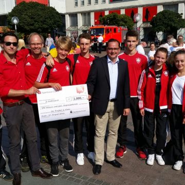 Scheckübergabe – Sparkasse Essen