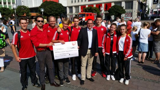 Scheckübergabe – Sparkasse Essen